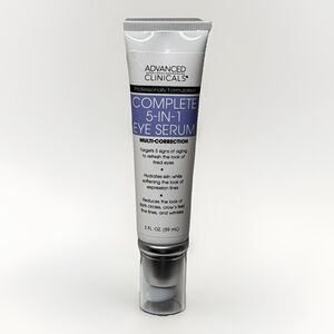 Advanced Clinicals 5-in-1 Multi Correction Eye Serum Wrinkles 2oz 59mL READ DESC
